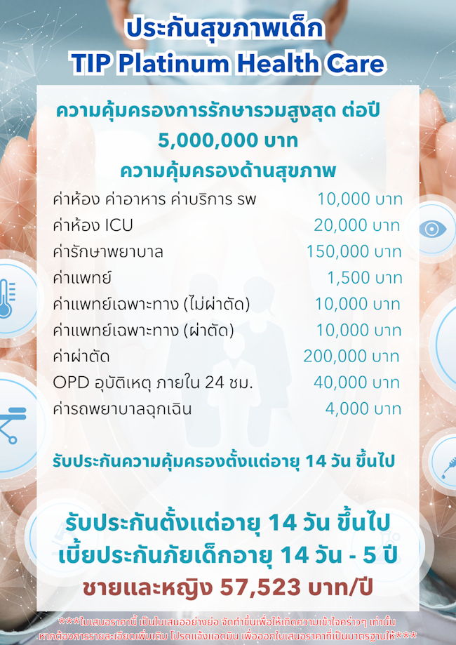 ประกันสุขภาพเด็ก ทิพยประกันภัย ความคุ้มครอง ประกันสุขภาพเด็ก ทิพยประกันภัย ความคุ้มครอง